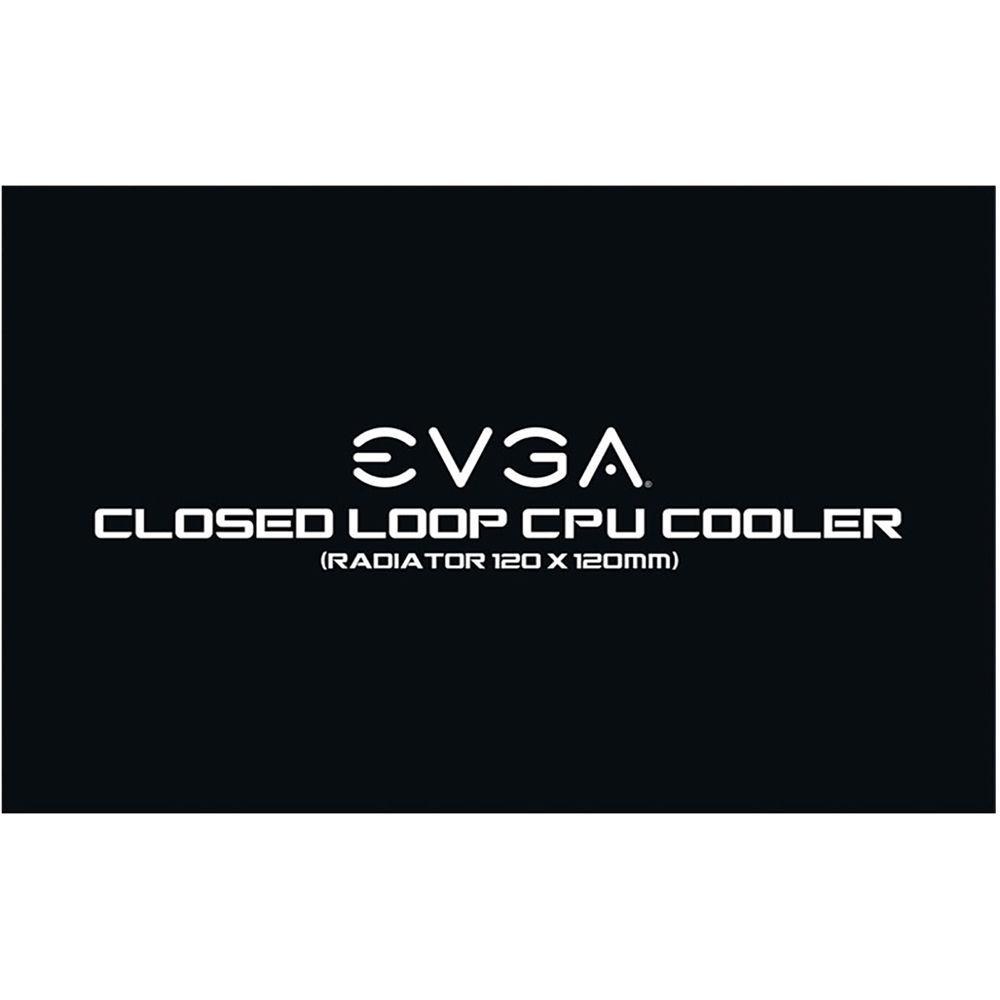 EVGA CLC 120 Liquid CPU Cooler with RGB LED Lighting