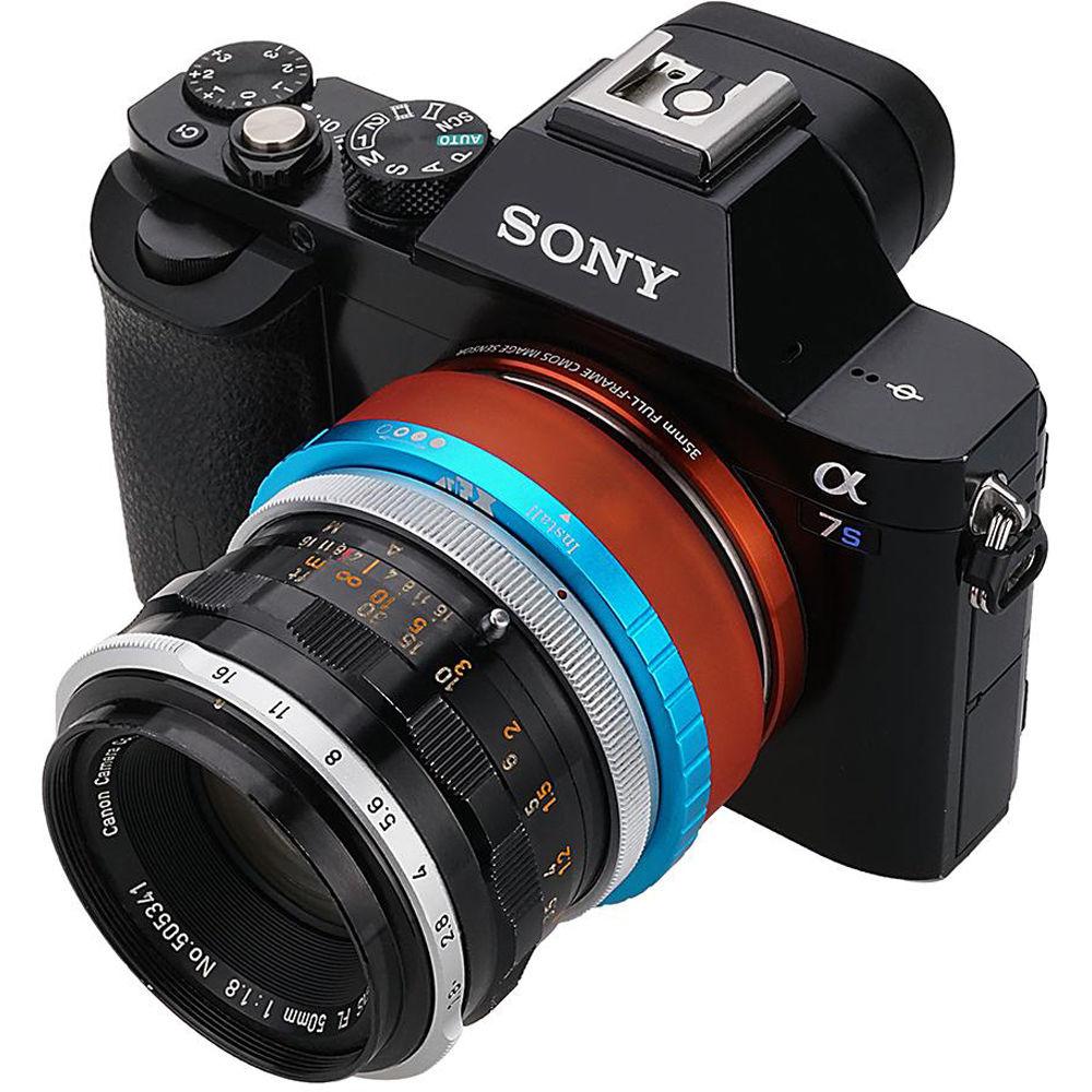 FotodioX ArtFX ColorFlare Sony E-Mount to Canon FD FL Lens Adapter
