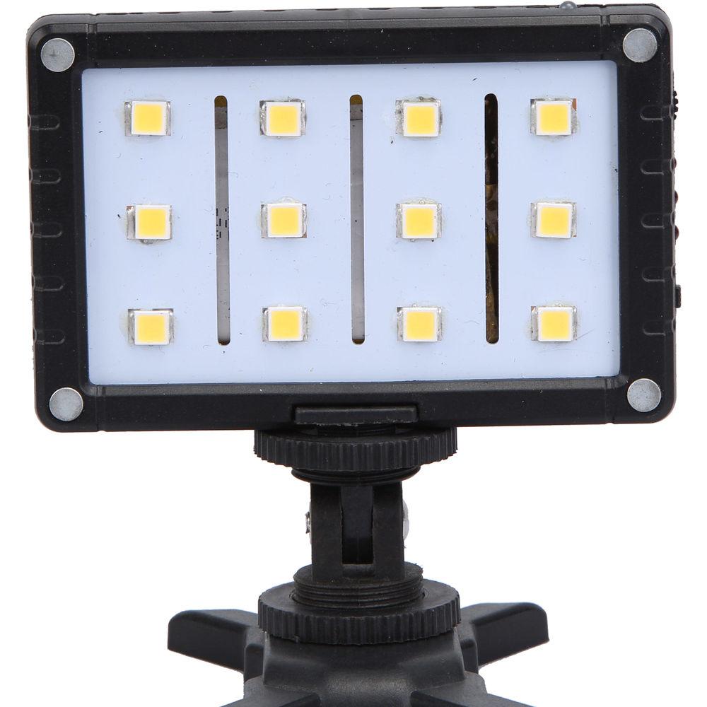 GVB Gear Compact Daylight On-Camera Light with Built-In Battery