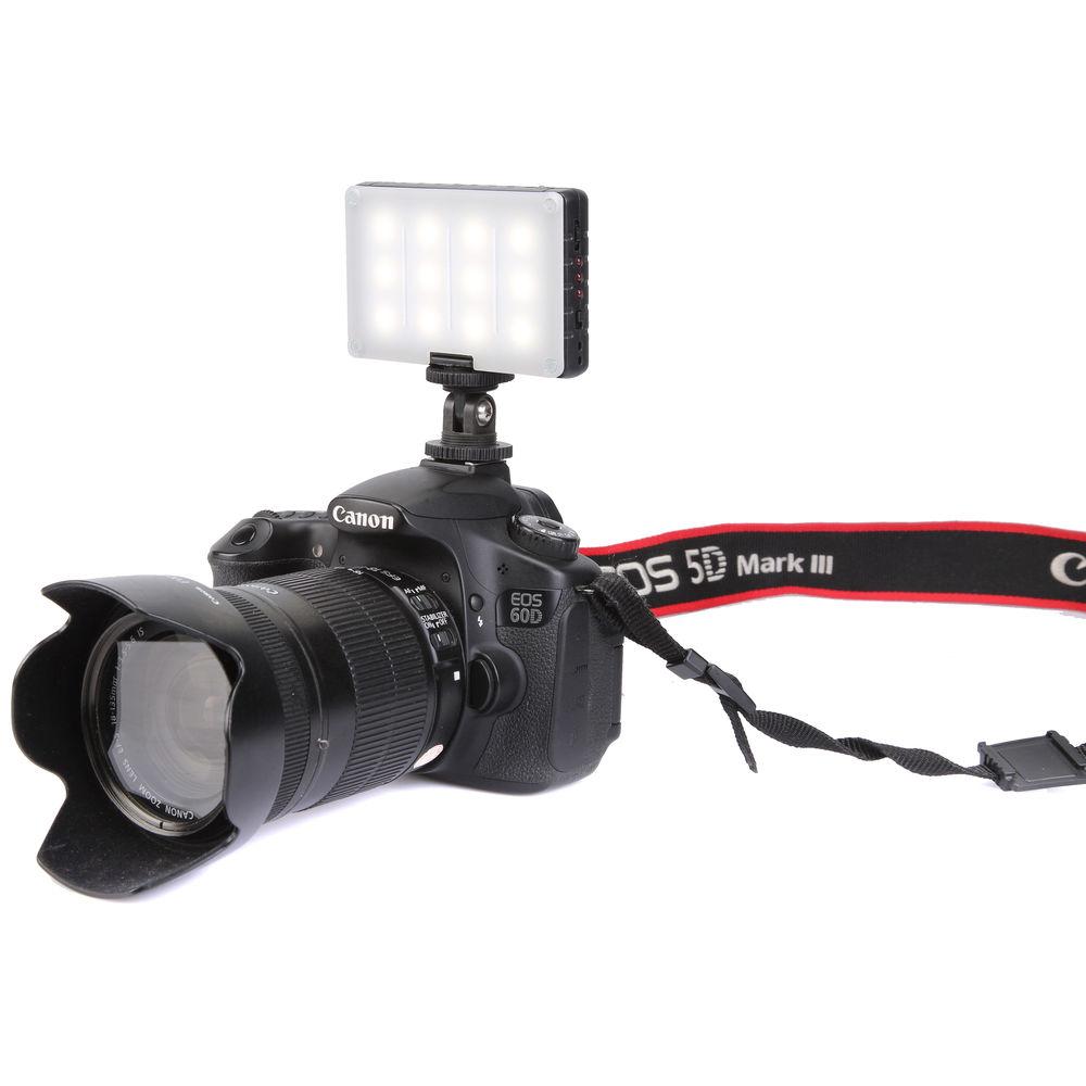 GVB Gear Compact Daylight On-Camera Light with Built-In Battery