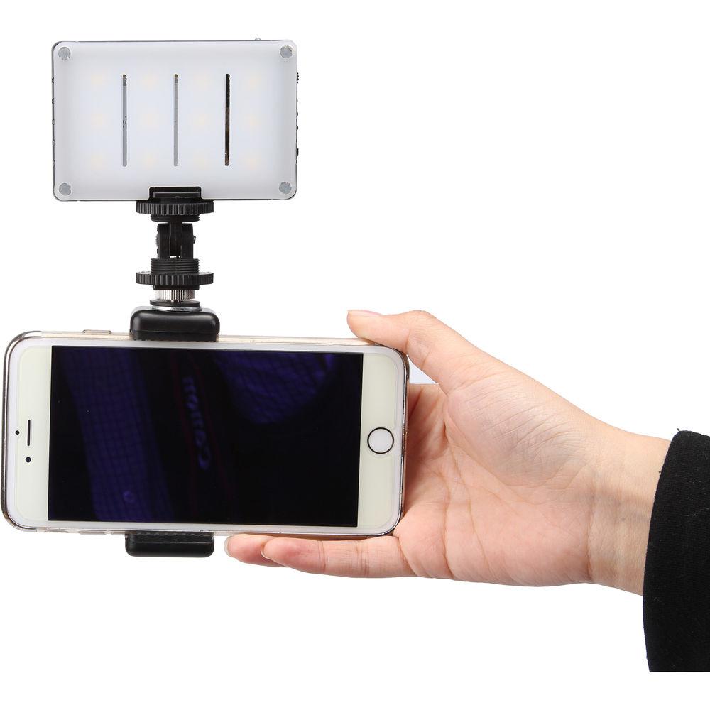 GVB Gear Compact Daylight On-Camera Light with Built-In Battery