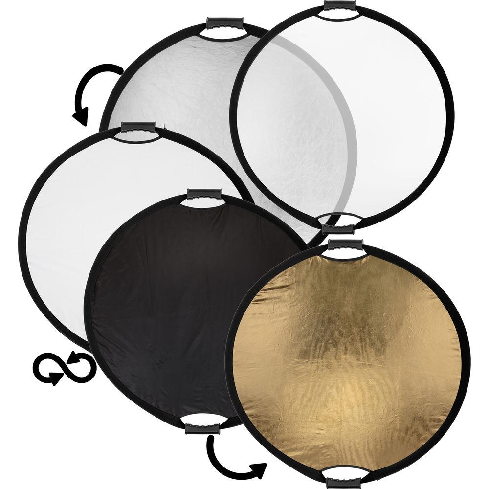 Impact 5-in-1 Collapsible Circular Reflector with Handles
