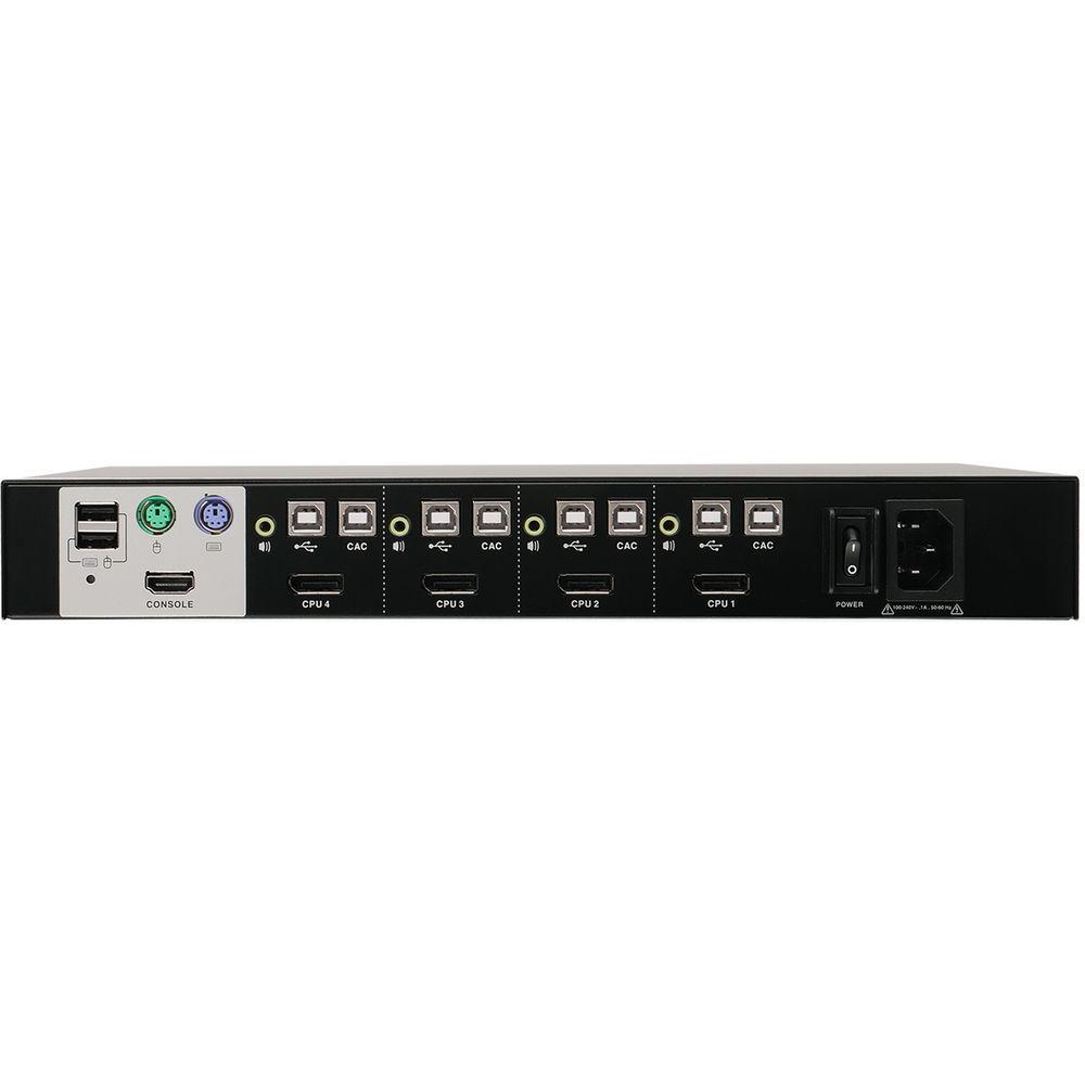 IOGEAR 4-Port DisplayPort Secure KVM Switch