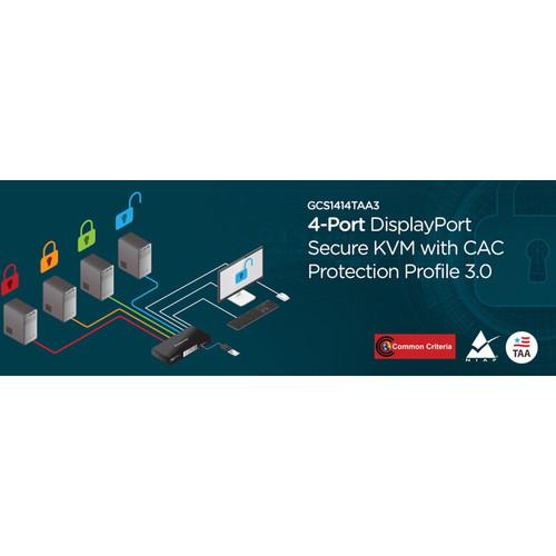 IOGEAR 4-Port DisplayPort Secure KVM Switch