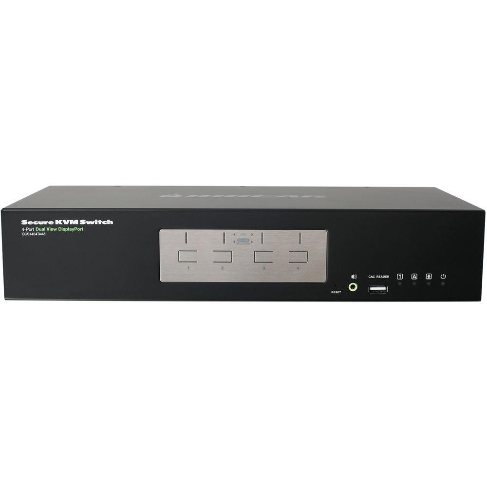 IOGEAR 4-Port Dual View DisplayPort Secure KVM Switch