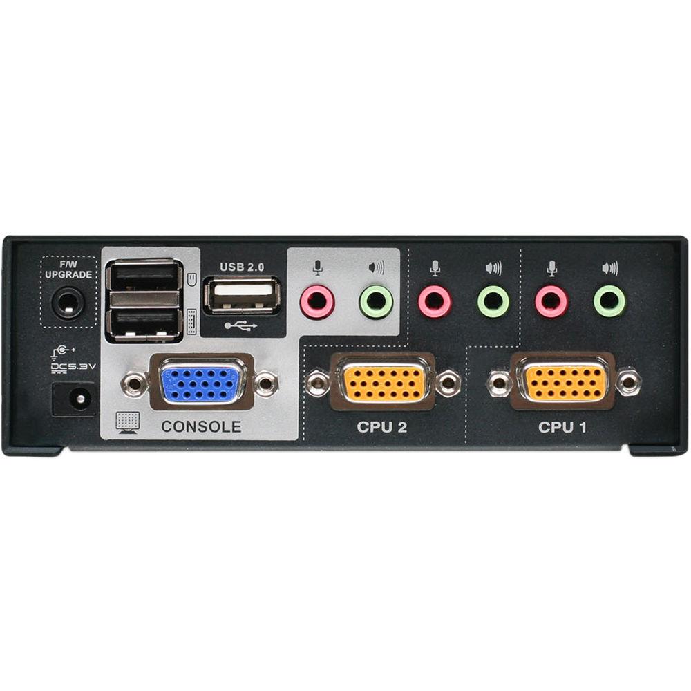 IOGEAR Miniview KVM Switch Kit with Two Mini DisplayPort Adapters