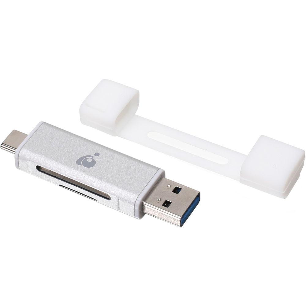 IOGEAR USB Type-C Duo Card Reader Writer