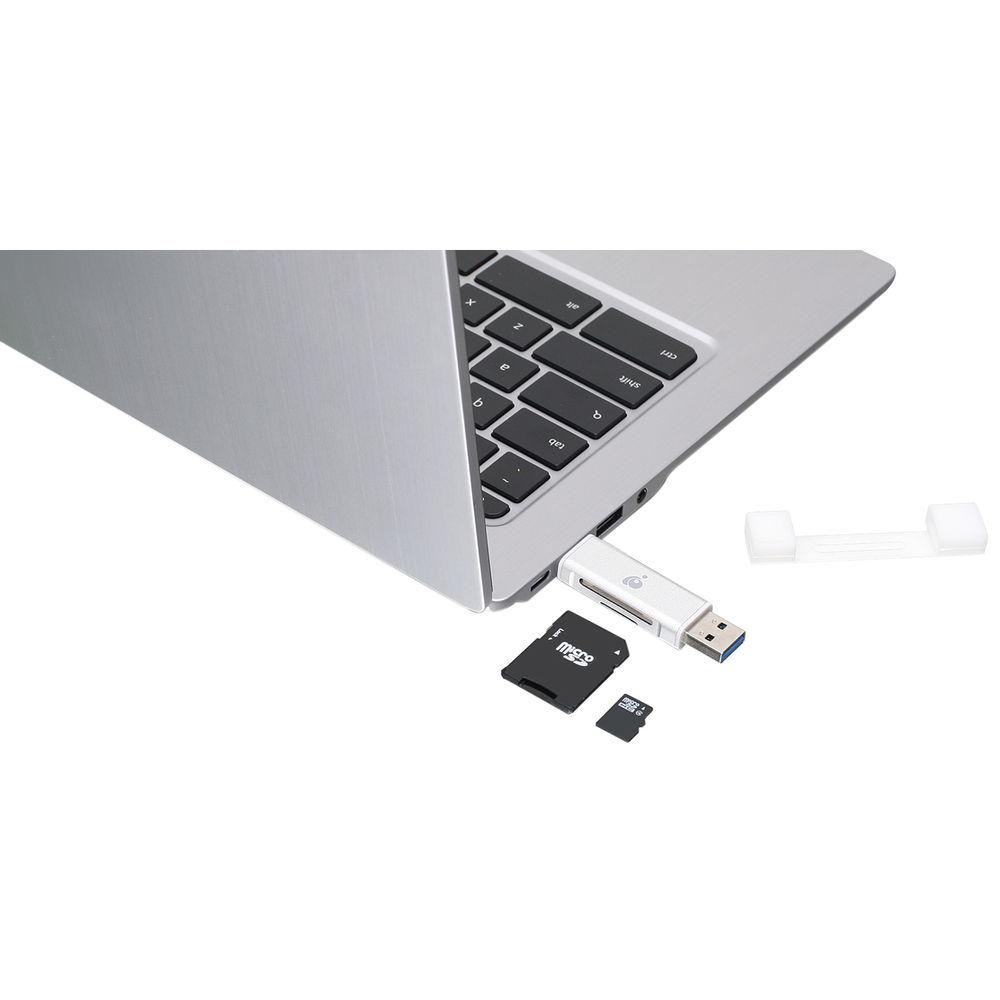IOGEAR USB Type-C Duo Card Reader Writer
