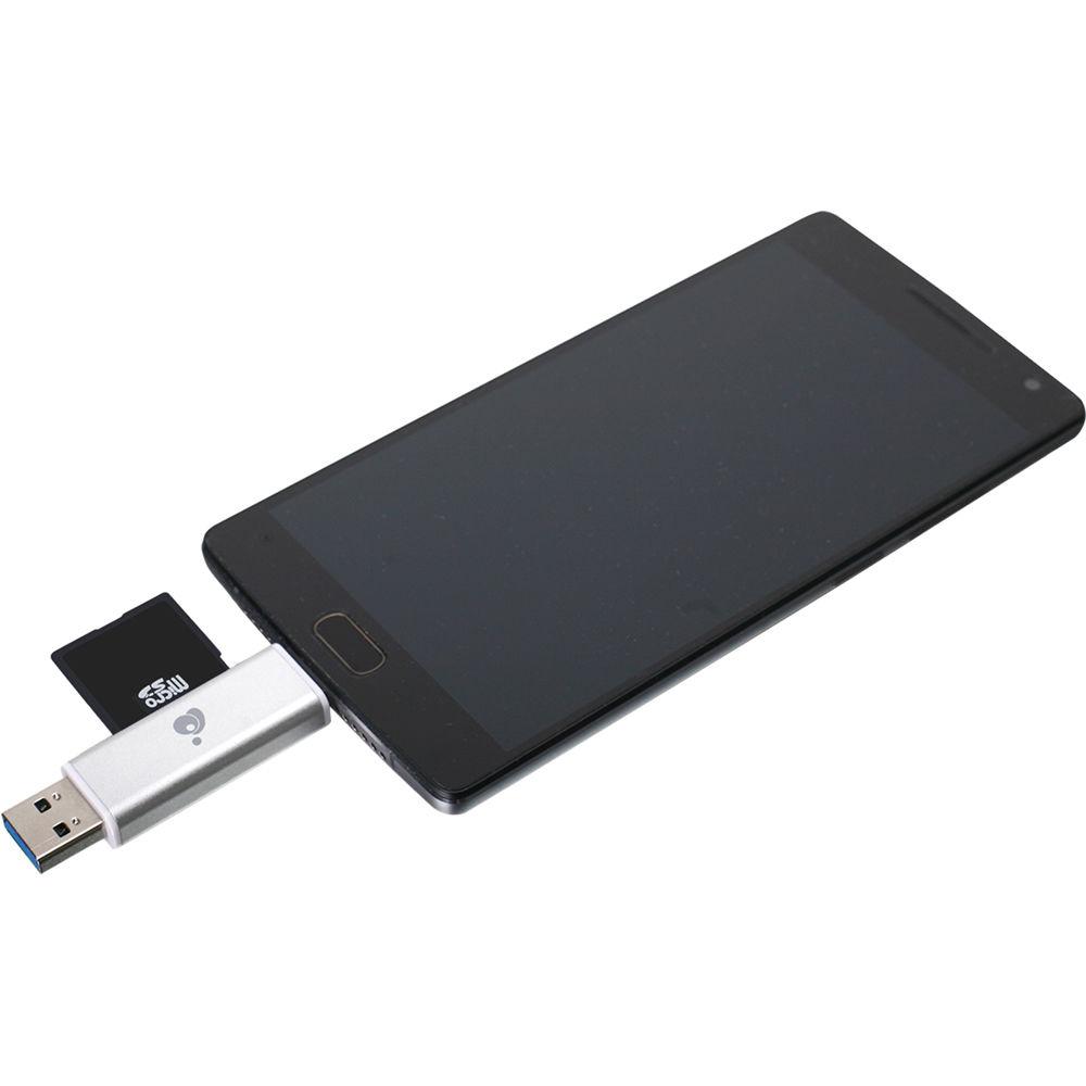 IOGEAR USB Type-C Duo Card Reader Writer