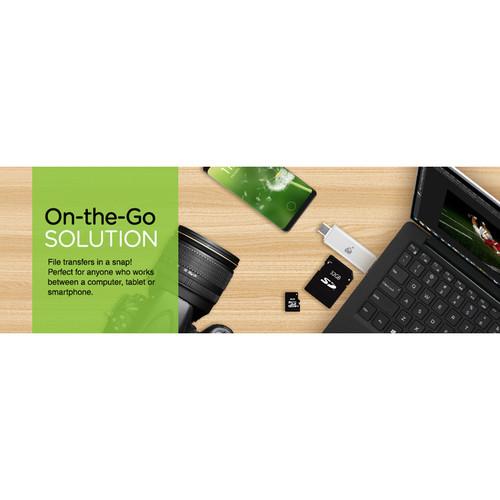 IOGEAR USB Type-C Duo Card Reader Writer