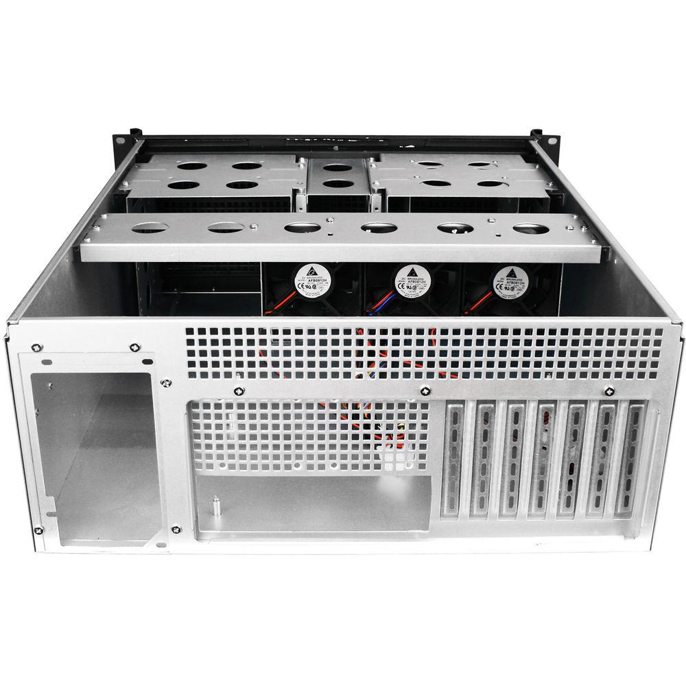 iStarUSA D416-DE4BL-BL 4-Bay Compact Rackmount Trayless Hotswap Chassis