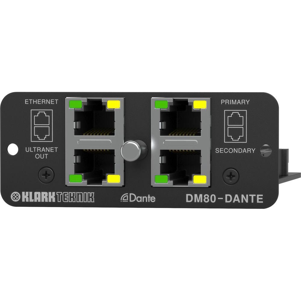 Klark Teknik DM80-DANTE - Dante Expansion Module for DM8000 Processor