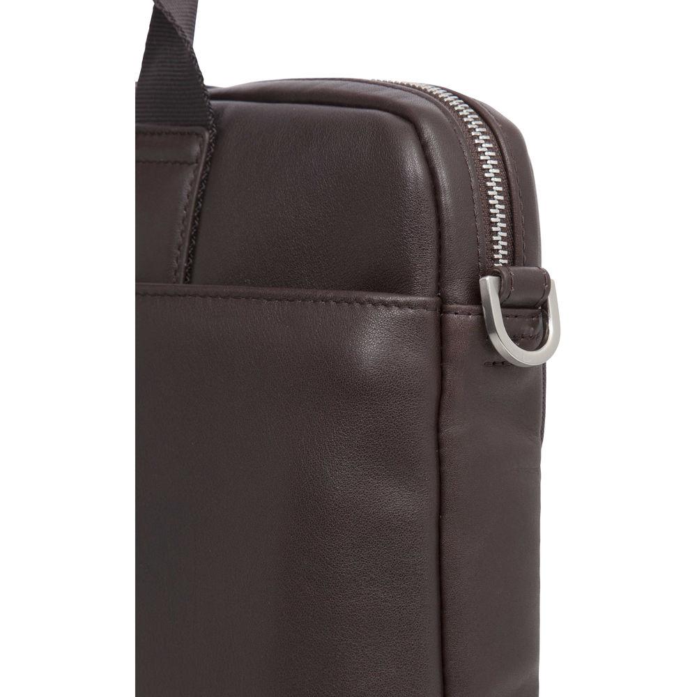 KNOMO USA 13" Stanford Leather Laptop Briefcase