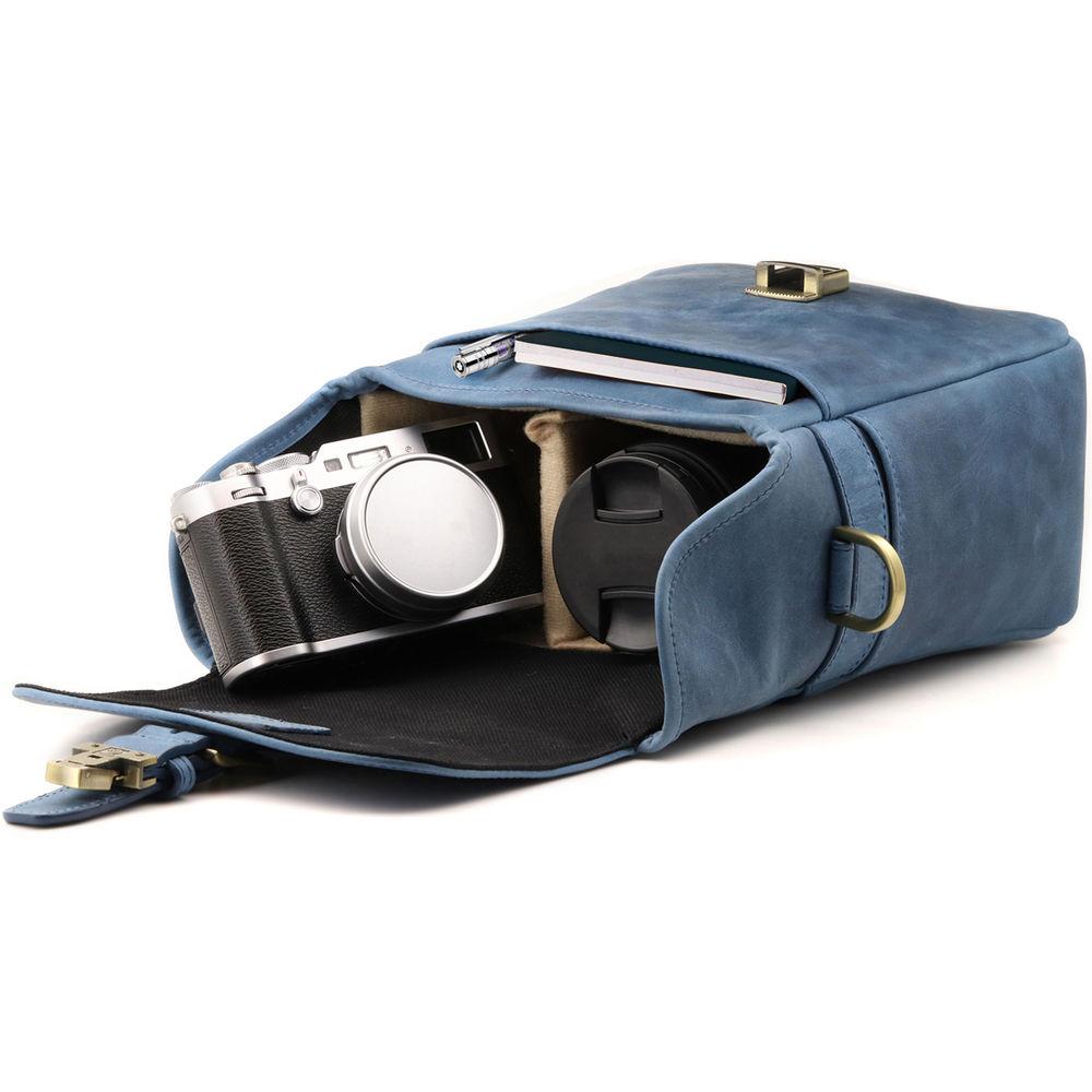 MegaGear Leather Camera Messenger Bag