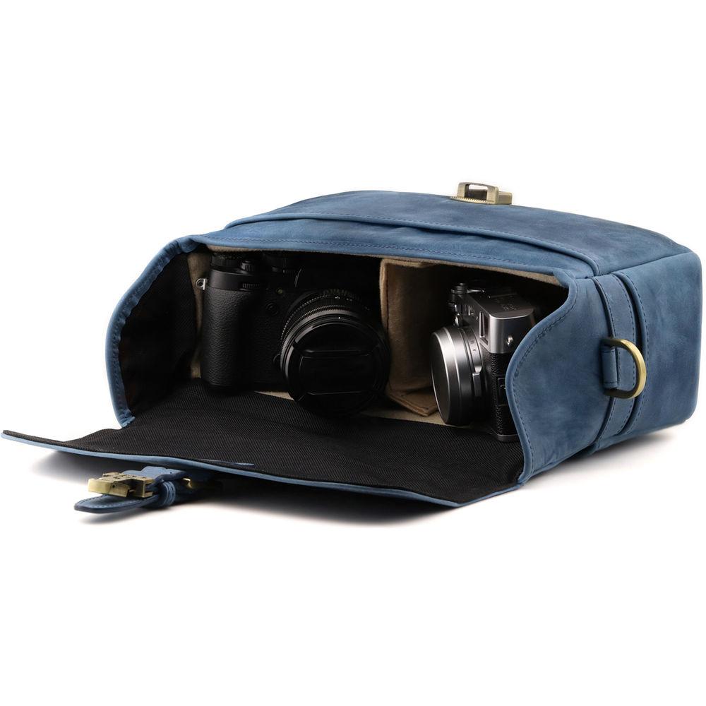 MegaGear Leather Camera Messenger Bag