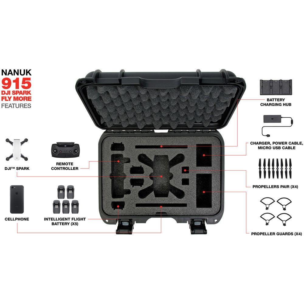 Nanuk 915 Case for DJI Spark Fly More Combo