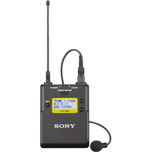 Sony UTX-B03 Bodypack Transmitter with Omni Lavalier Microphone