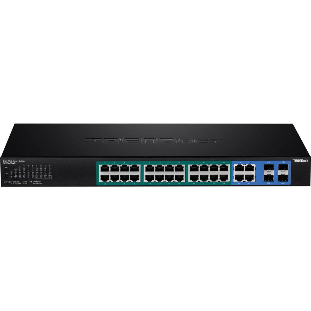 TRENDnet 28-Port Gigabit Web Smart PoE Switch