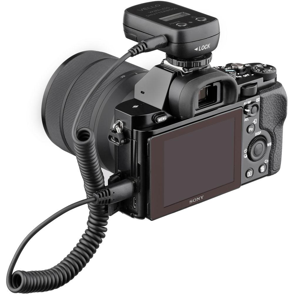 Vello Wireless ShutterBoss III Remote Switch with Digital Timer for Select Sony Cameras