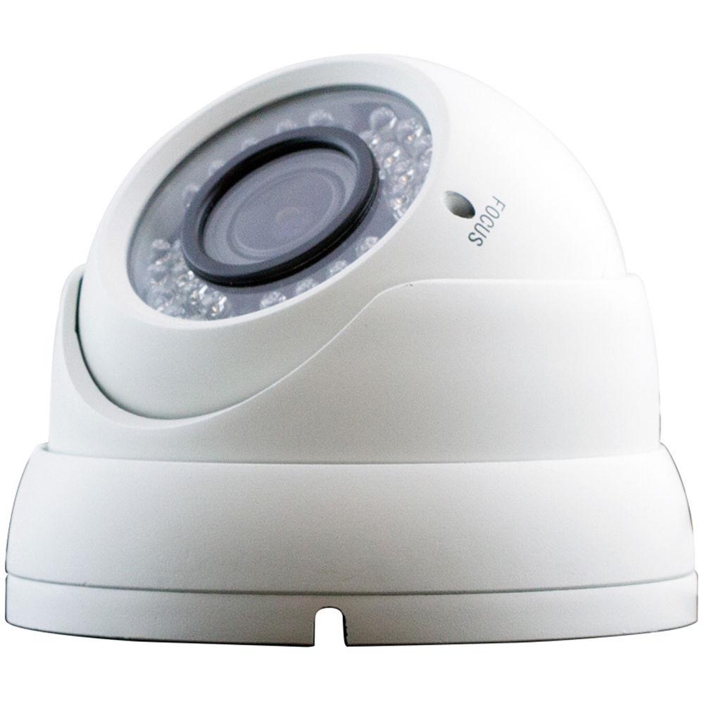ViewZ 2.1MP AHD Outdoor Dome Camera with 2.8-12mm Varifocal Lens and Night Vision
