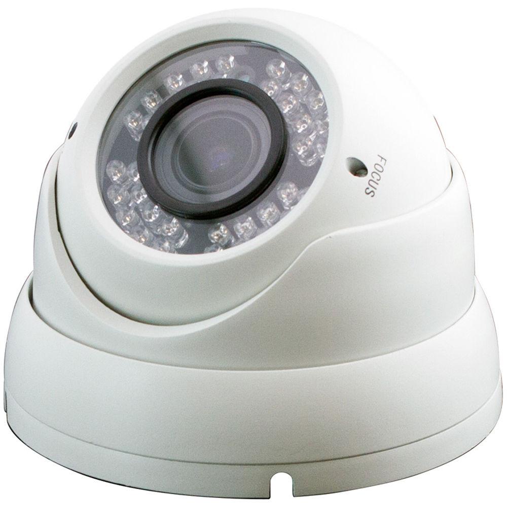 ViewZ 2.1MP AHD Outdoor Dome Camera with 2.8-12mm Varifocal Lens and Night Vision