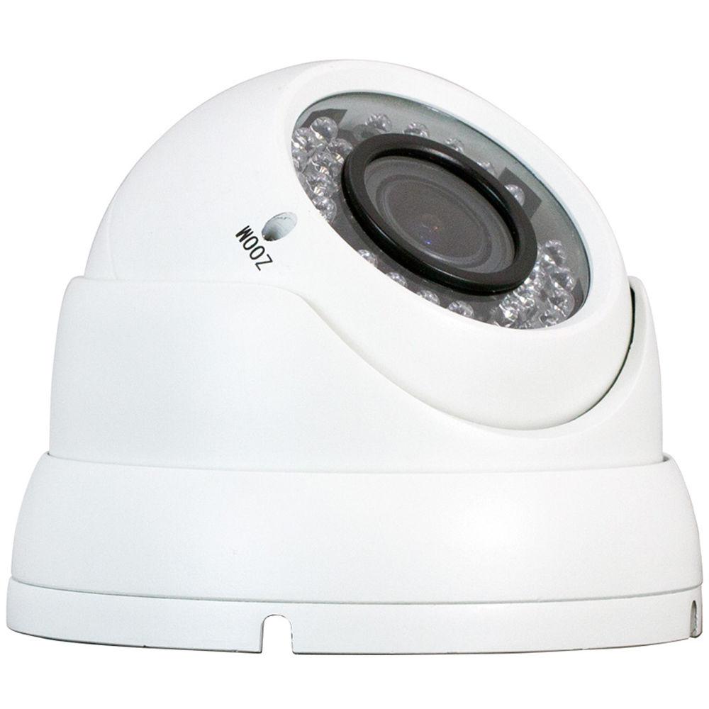 ViewZ 2.1MP AHD Outdoor Dome Camera with 2.8-12mm Varifocal Lens and Night Vision
