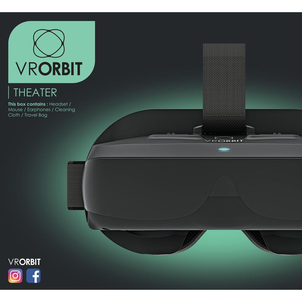 Vrorbit Theater 2D 3D 2K VR Headset, Vrorbit, Theater, 2D, 3D, 2K, VR, Headset