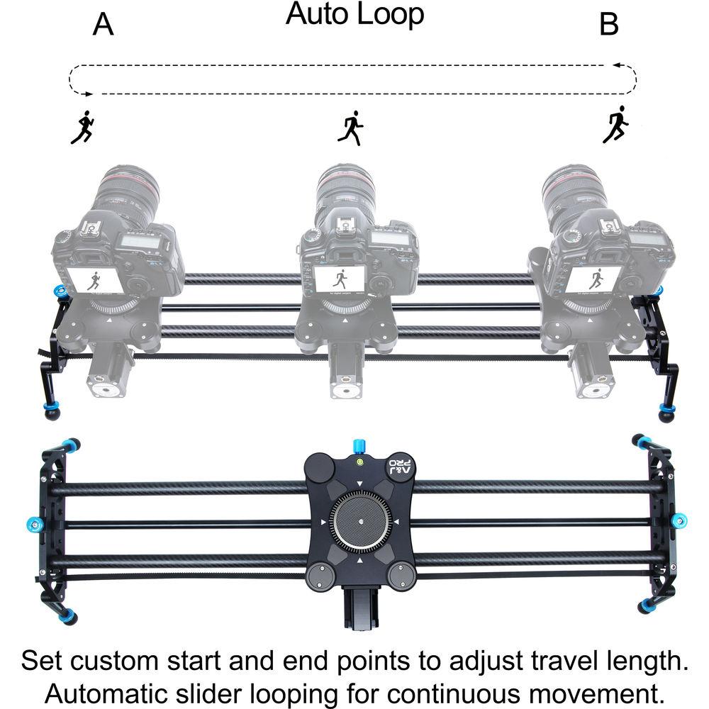 A&J PRO GP Motorized Carbon Fiber Camera Slider