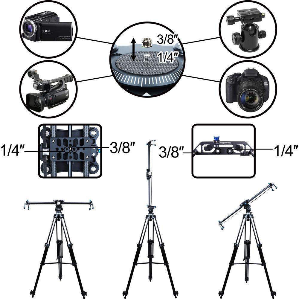 A&J PRO GP Motorized Carbon Fiber Camera Slider