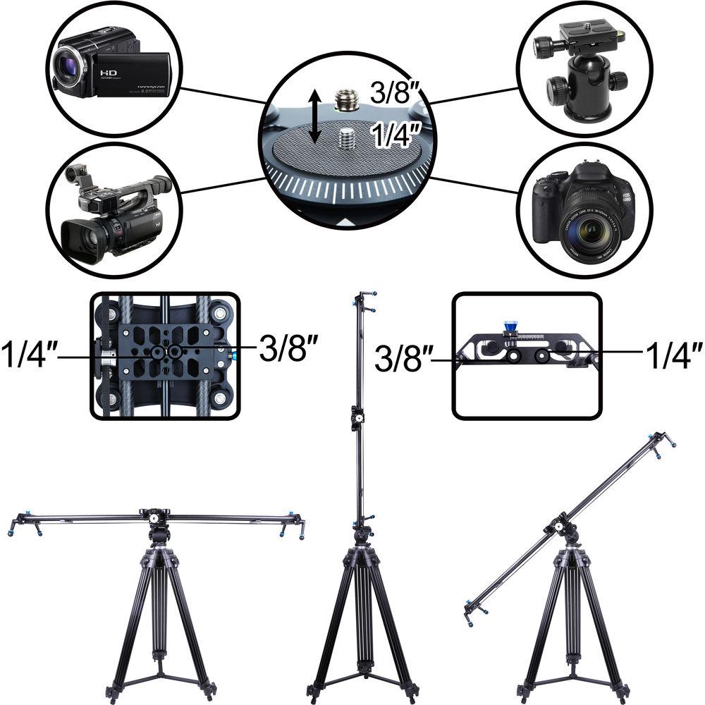 A&J PRO GP Motorized Carbon Fiber Camera Slider