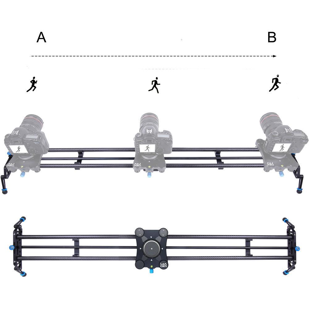 A&J PRO Portable Parallax Camera Slider with Carbon Fiber Rail