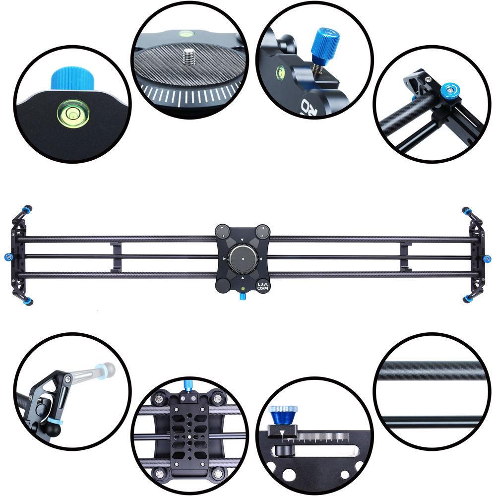 A&J PRO Portable Parallax Camera Slider with Carbon Fiber Rail