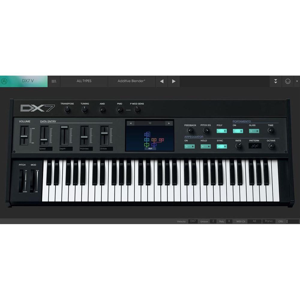 Arturia DX7 V - Virtual FM Synthesizer
