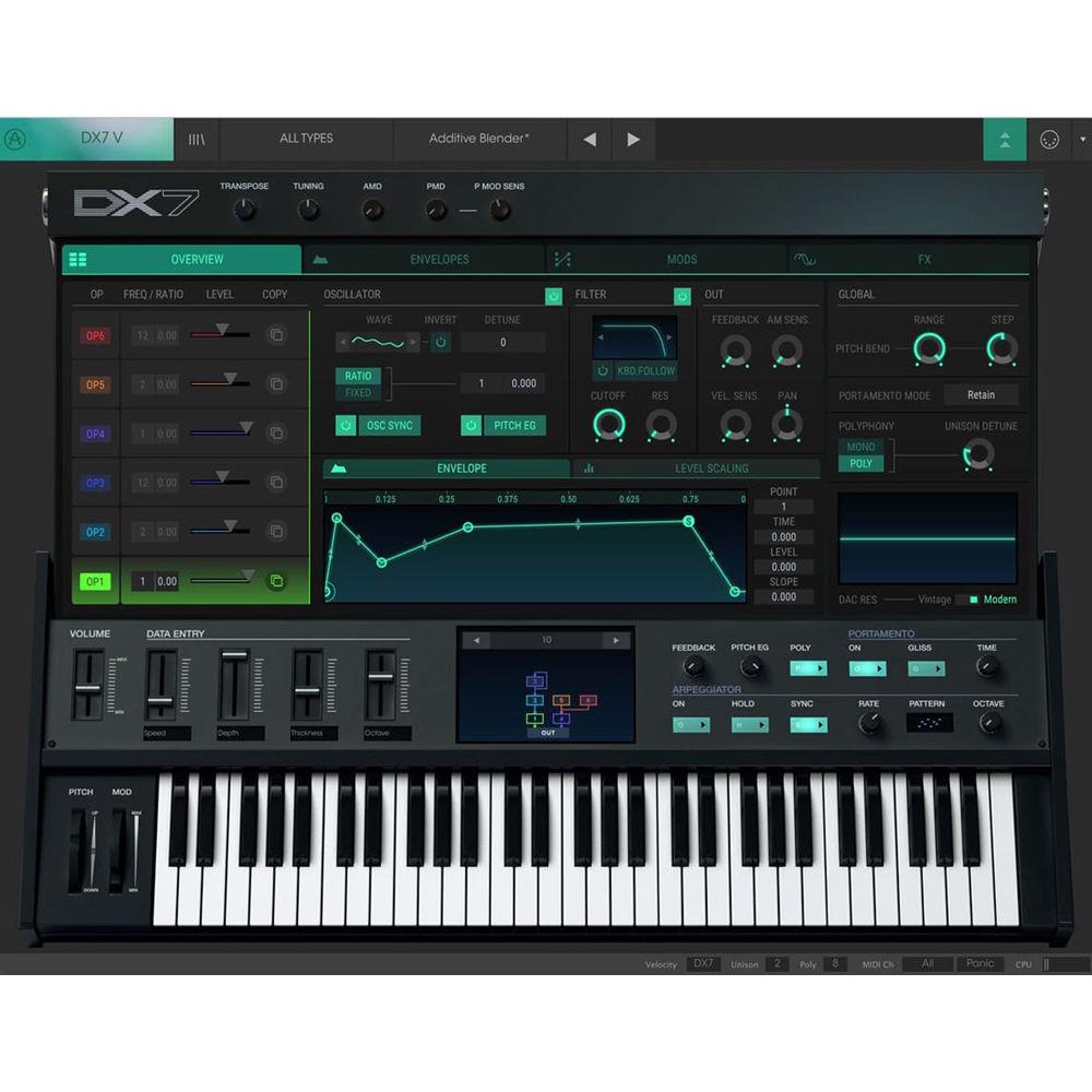 Arturia DX7 V - Virtual FM Synthesizer