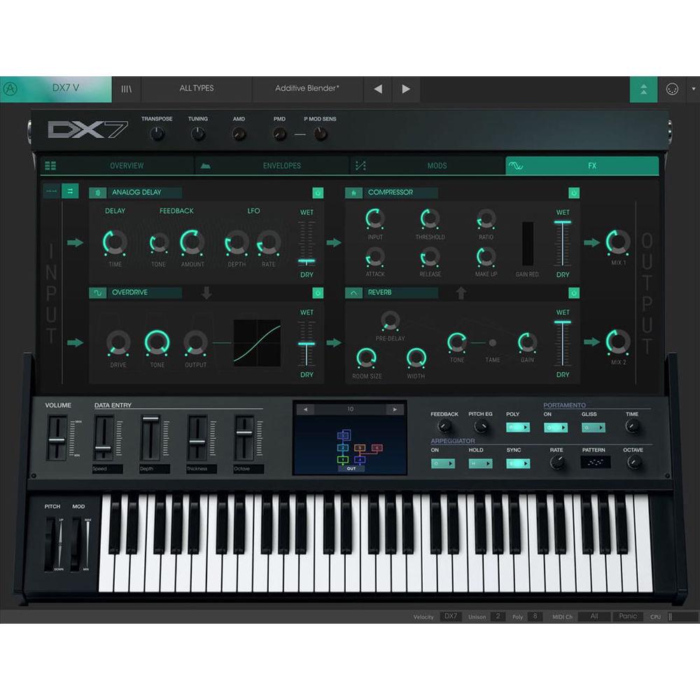 Arturia DX7 V - Virtual FM Synthesizer