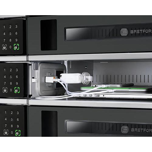 Bretford 10-Bay TechGuard Locker with USA Keypad Channel