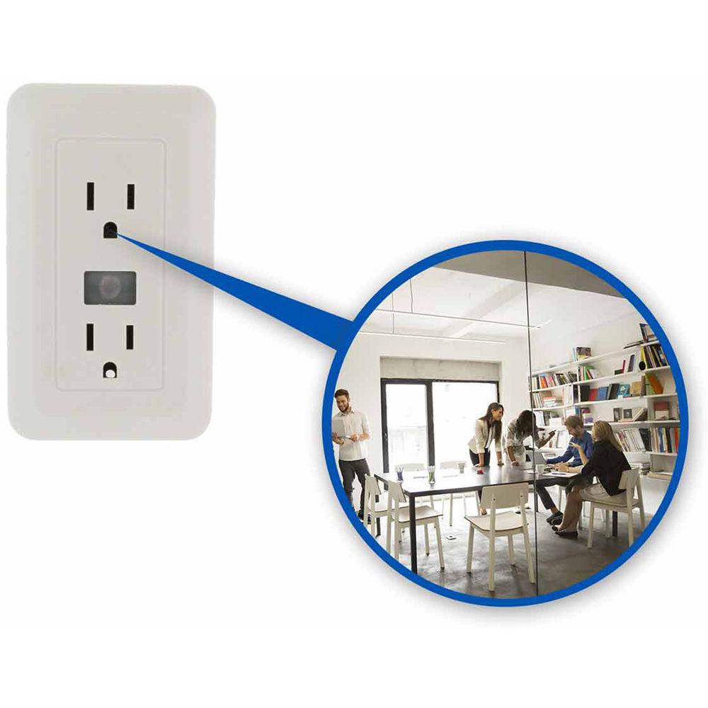 BrickHouse Security Non-Functional Electrical Outlet with 1080p Covert Camera