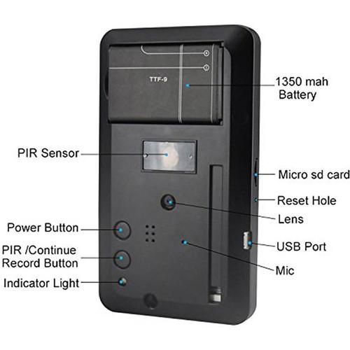 BrickHouse Security Non-Functional Electrical Outlet with 1080p Covert Camera