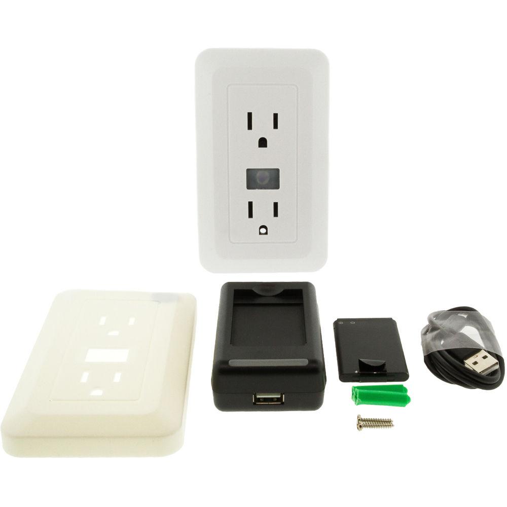 BrickHouse Security Non-Functional Electrical Outlet with 1080p Covert Camera