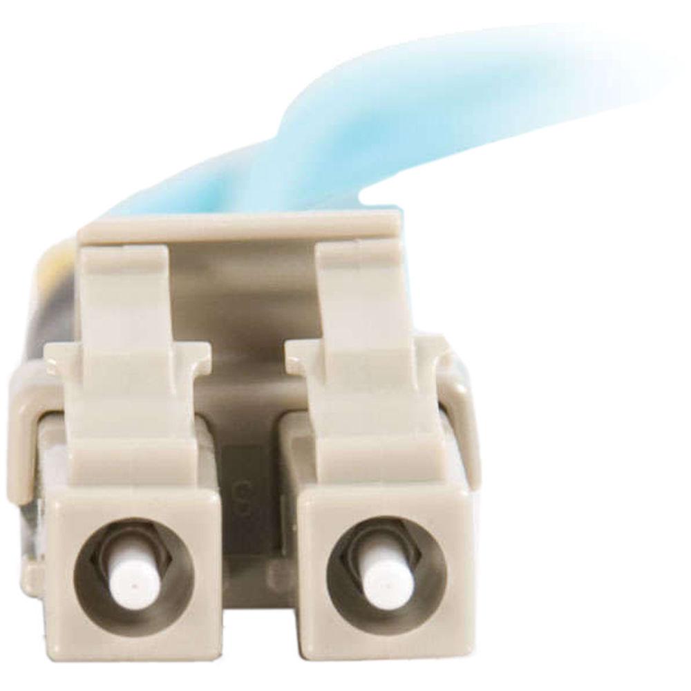 C2G LC Male to SC Male 10GB 50 125 Fiber Optic Cable OM3