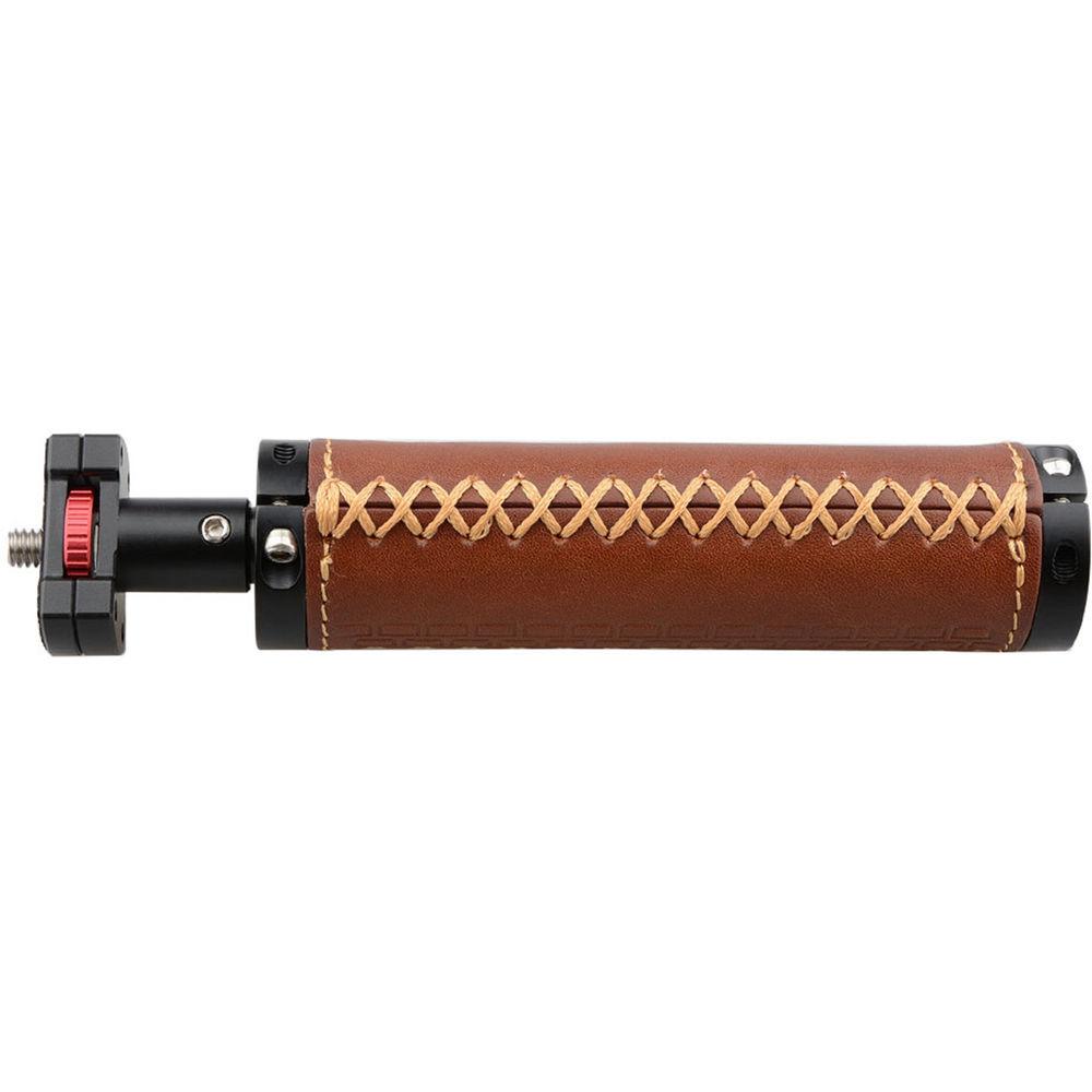CAMVATE Leather Handle Grip with 1 4"-20 Micro Rod Mount for Camera Video Light Monitor