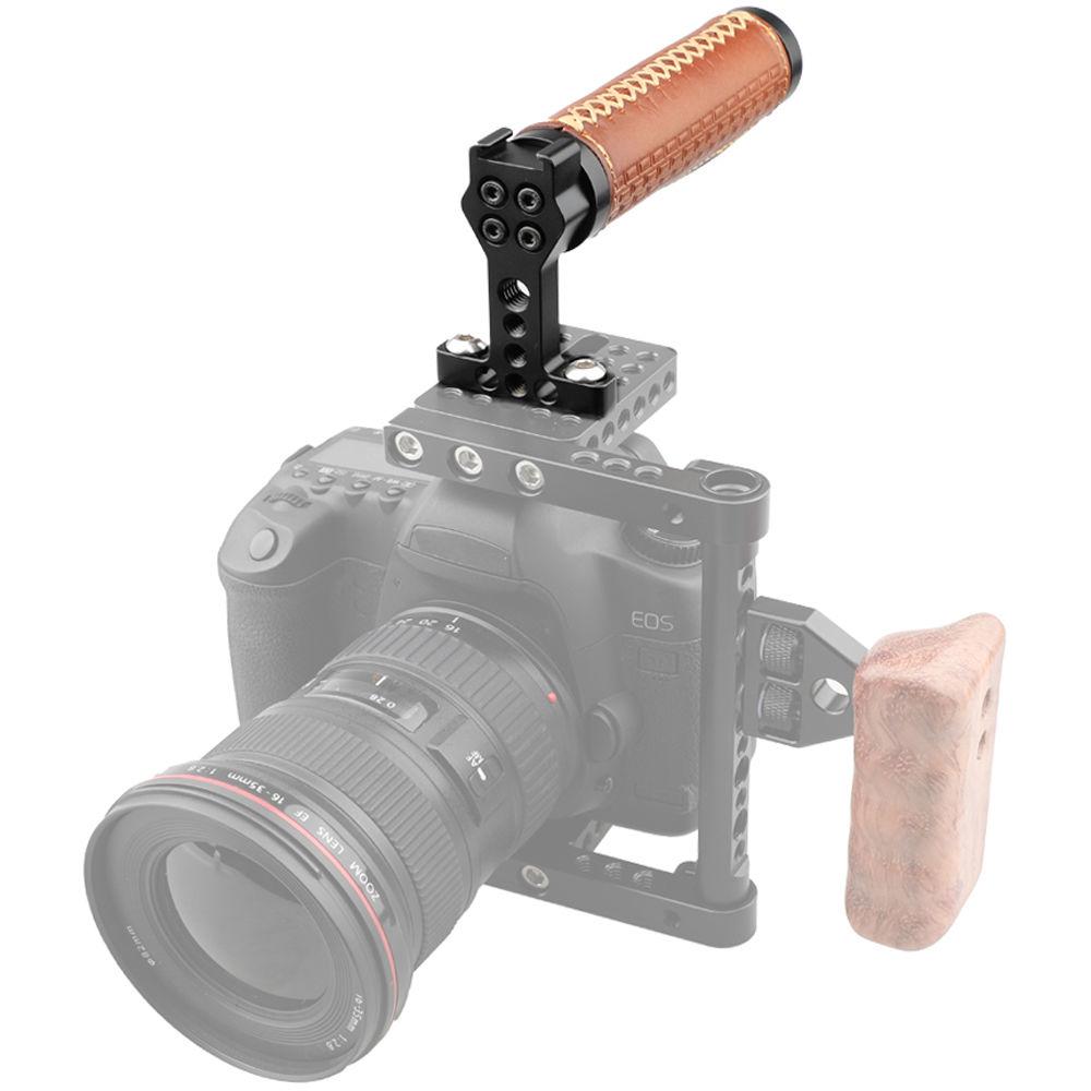 CAMVATE Top Handle with 1 4"-20 Mounting Holes Screws for DSLR Camera Rig