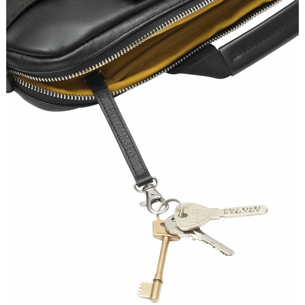 KNOMO USA 13" Stanford Leather Laptop Briefcase