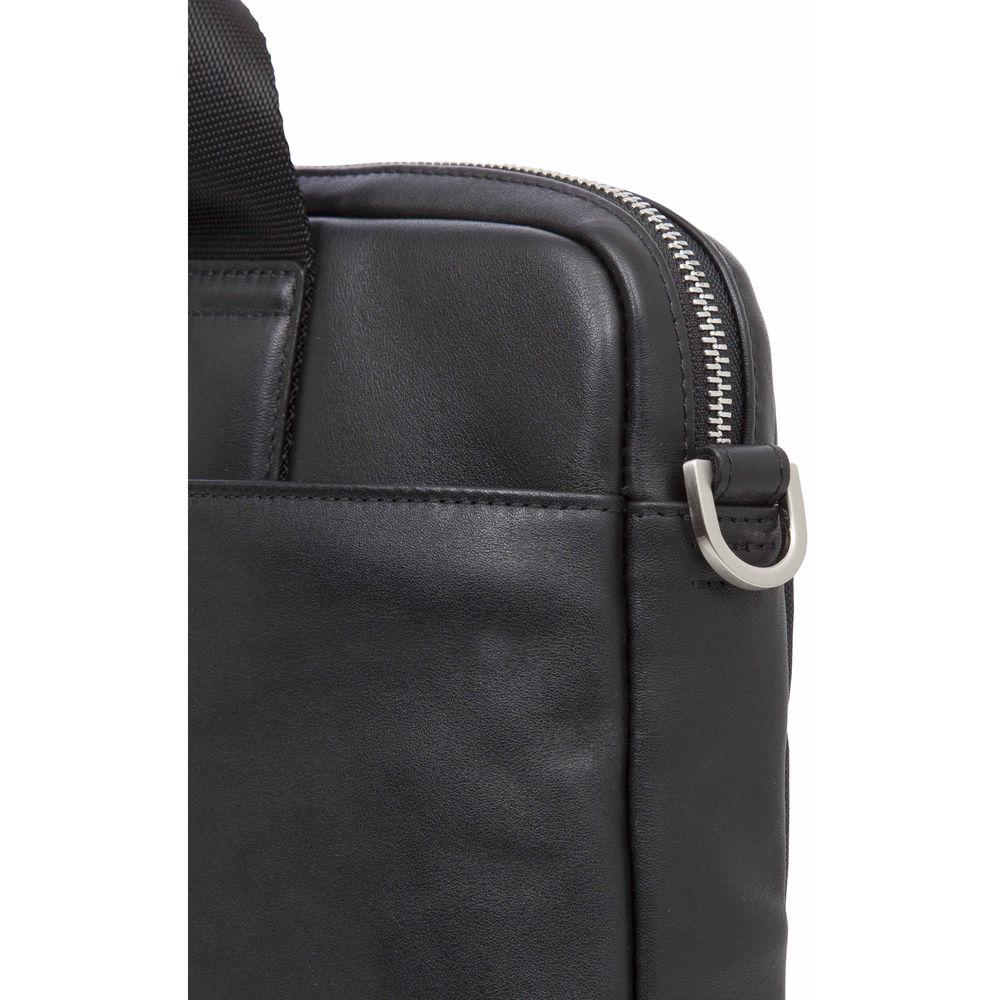 KNOMO USA 13" Stanford Leather Laptop Briefcase