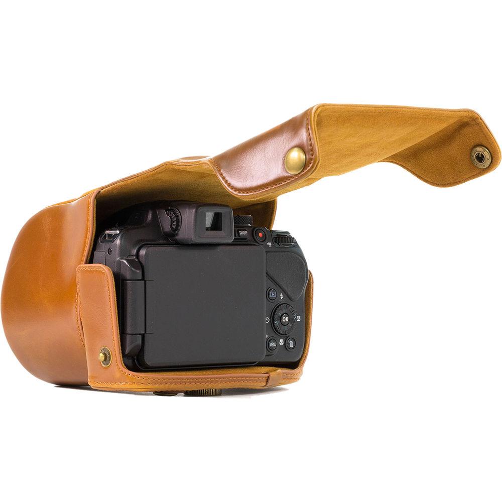 MegaGear Ever Ready Leather Camera Case for Nikon COOLPIX B700