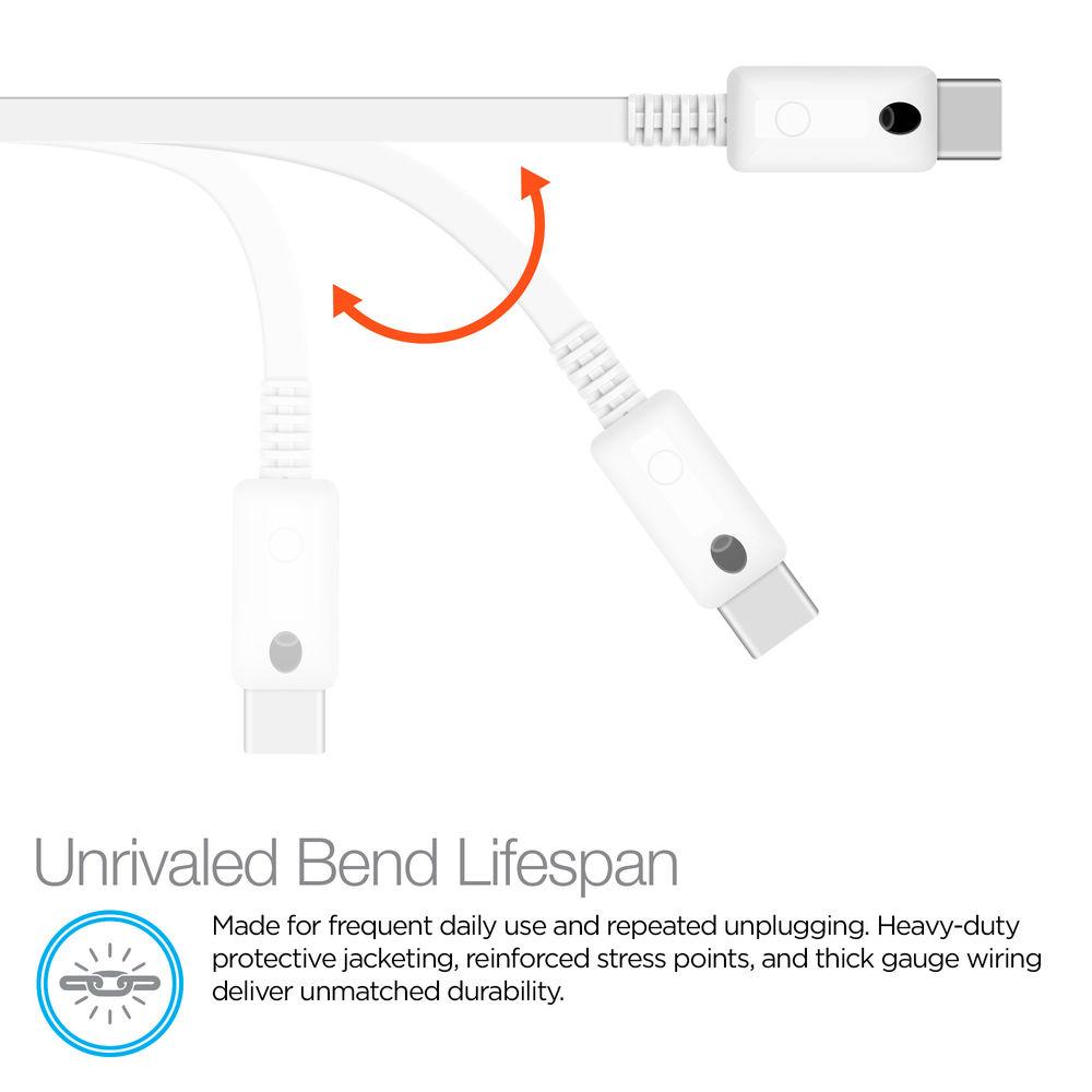 Naztech USB Type-C to Type-A Charge Sync Cable with LED Light