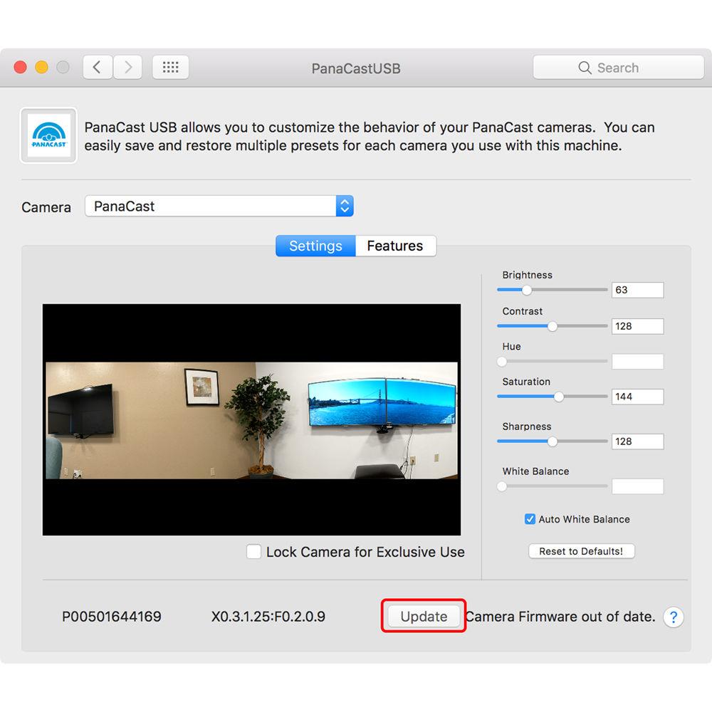 PanaCast Vivid Software