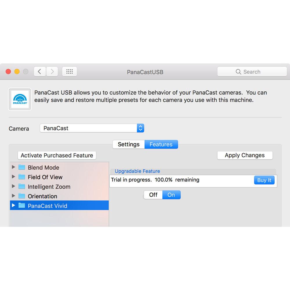 PanaCast Vivid Software