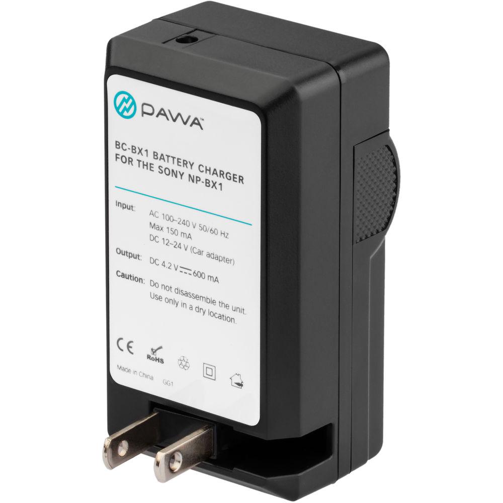 Pawa Compact AC DC Charger for Sony NP-BX1 Battery, Pawa, Compact, AC, DC, Charger, Sony, NP-BX1, Battery