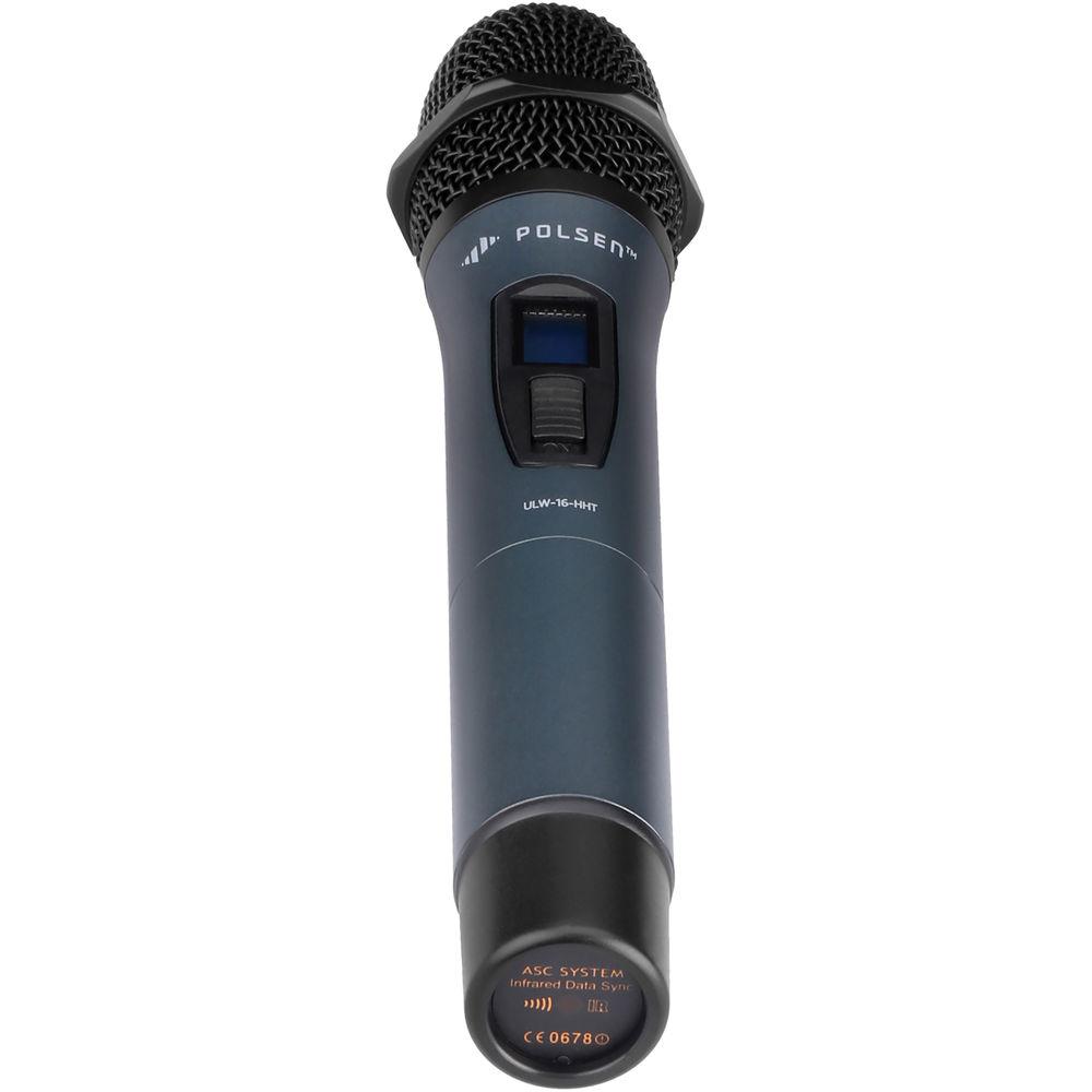 Polsen ULWS-16-H 16-Channel UHF Wireless Handheld Microphone System